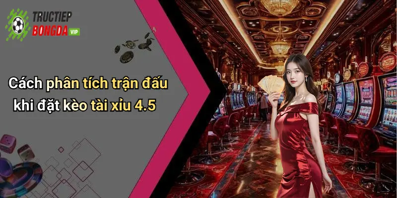 Cách phân tích trận đấu khi đặt kèo tài xỉu 4.5