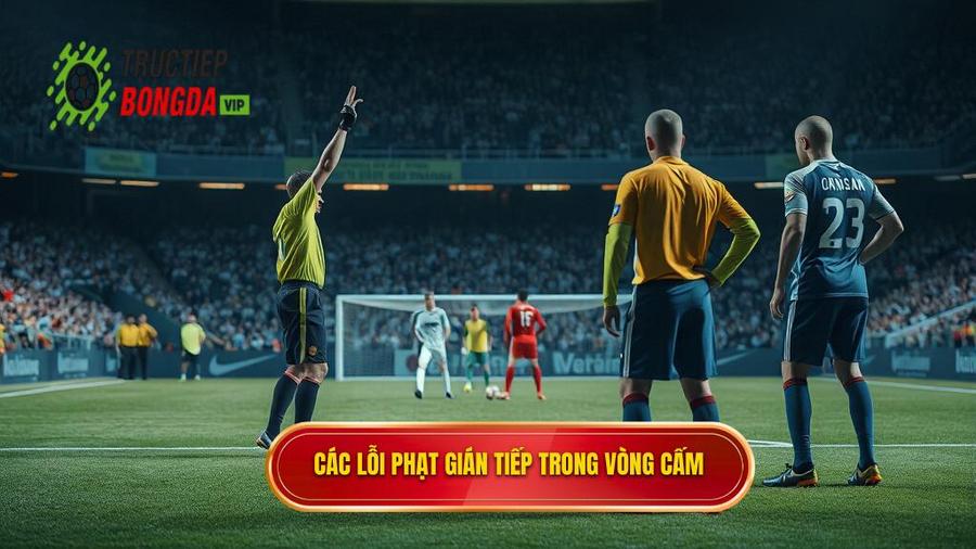 2. Các lỗi phạt gián tiếp trong vòng cấm