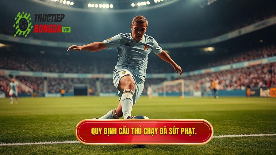 2. Quy định cầu thủ chạy đà sút phạt.