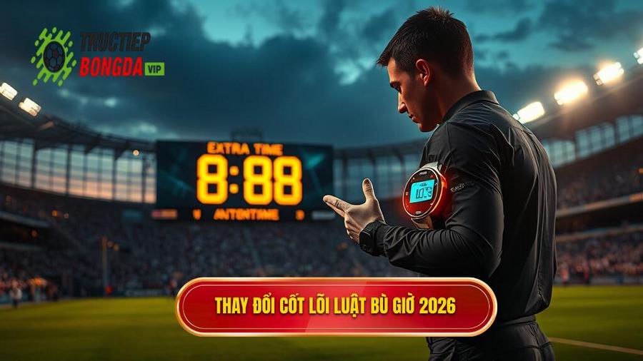 2. Thay đổi cốt lõi Luật bù giờ 2026
