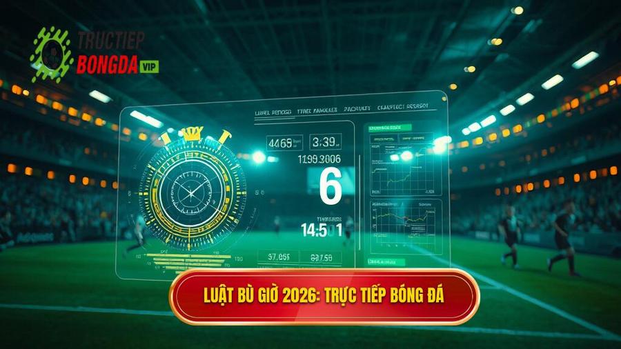 Luật bù giờ 2026_ TRỰC TIẾP BÓNG ĐÁ