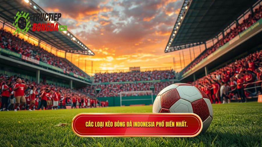 Các loại Kèo bóng đá Indonesia phổ biến nhất