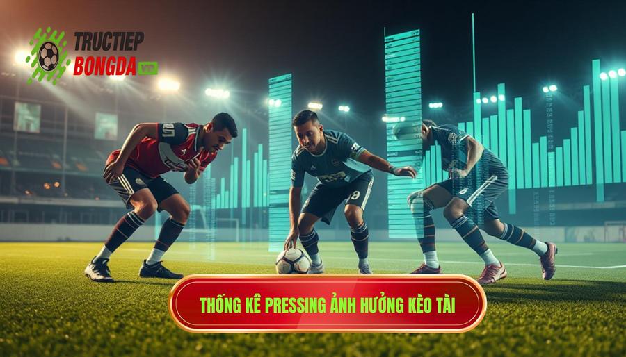 Các chỉ số thống kê minh chứng cho sức mạnh của Pressing đối với kèo Tài
